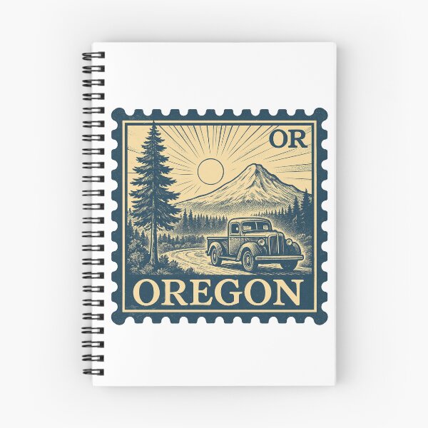 Item preview, Oregon Trailblazer Vintage Stamp Design designed and sold by Automotive Art by Greg.