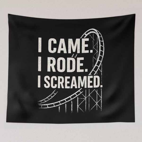 Item preview, I Came I Rode I Screamed – Funny Roller Coaster Theme Park designed and sold by Coaster Culture Industries.