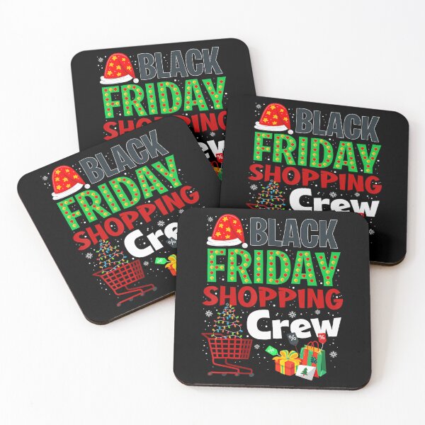 Item preview, Funny Holiday 2025 Christmas Happy Shopping Black Friday Sale designed and sold by Kraigsarina.