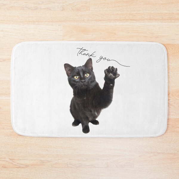 Item preview, Waving Cat's Paw-fect "Thank You" Photo designed and sold by Naturich.