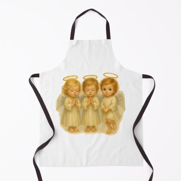 Item preview, Heavenly Trio – Three Little Angels with Halos and Heartwarming Personality designed and sold by TheJoyfulPen.