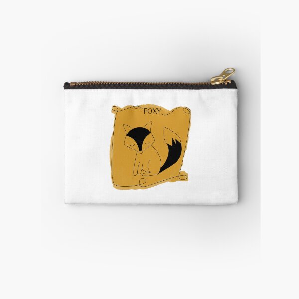Item preview, foxy fox black orange brown designed and sold by studioMoSa.
