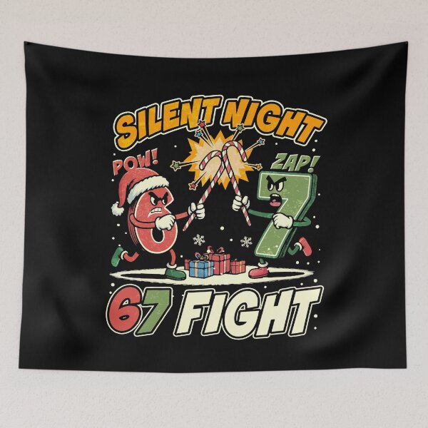 Item preview, Silent Night 67 Fight Christmas designed and sold by Patchina.