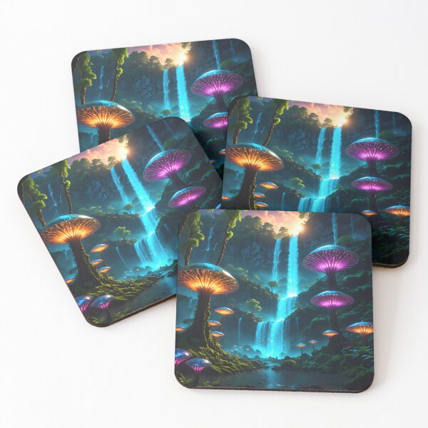 Item preview, Luminescent Waterfall Sunset designed and sold by EyesthatBlind.