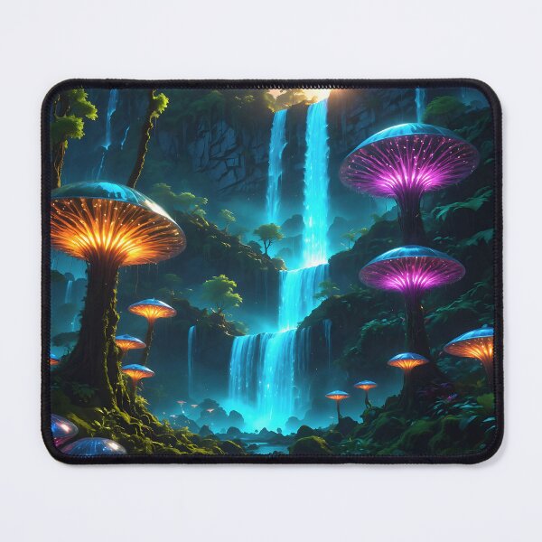 Item preview, Luminescent Waterfall Sunset designed and sold by EyesthatBlind.