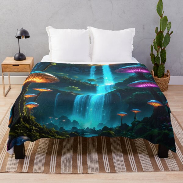 Item preview, Luminescent Waterfall Sunset designed and sold by EyesthatBlind.