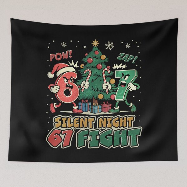Item preview, Silent Night 67 Fight Christmas designed and sold by Patchina.