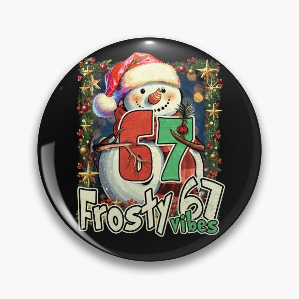 Item preview, Frosty Vibes 67 Snowman Christmas designed and sold by Patchina.
