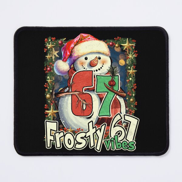 Item preview, Frosty Vibes 67 Snowman Christmas designed and sold by Patchina.
