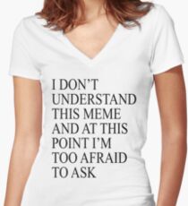 Griffin McElroy Meme Women's Fitted V-Neck T-Shirt