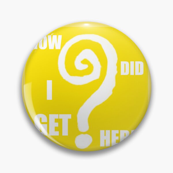 Item preview, Copy of How did I get here? Question mark yellow  designed and sold by RavenAMarie .