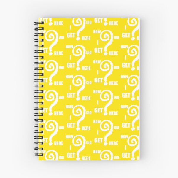 Item preview, Copy of How did I get here? Question mark yellow  designed and sold by RavenAMarie .