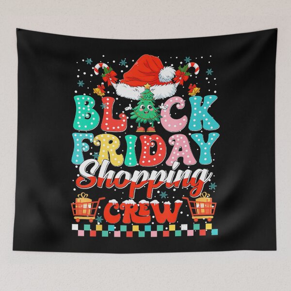 Item preview, Sale Christmas Holiday Happy Shopping 2025 Funny Black Friday designed and sold by Kraigsarina.