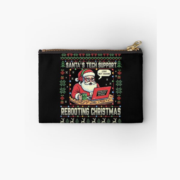 Item preview, Santa's Tech Support Rebooting Christmas designed and sold by Patchina.