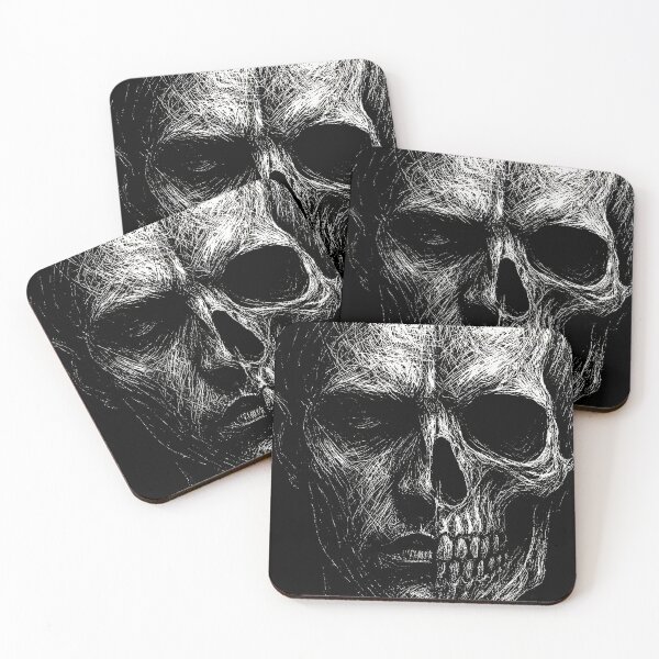 Item preview, Half Skull Face — Life and Death Gothic Contrast designed and sold by Mortisigil.