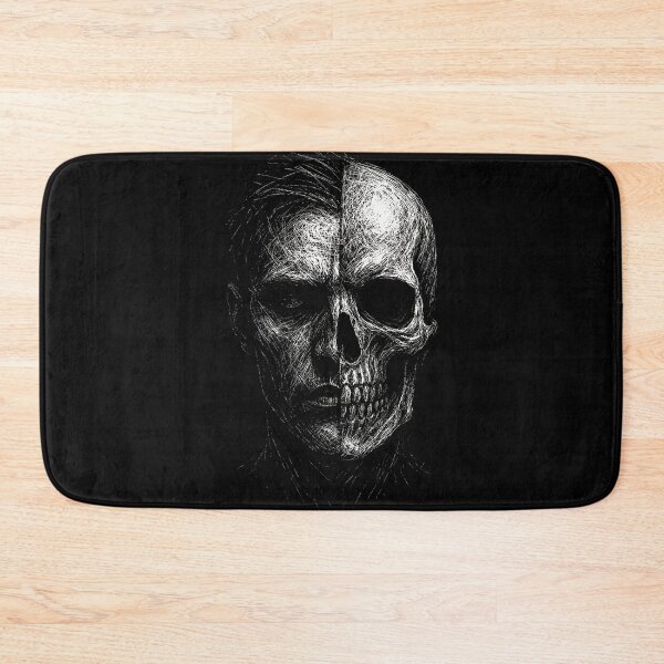 Item preview, Half Skull Face — Life and Death Gothic Contrast designed and sold by Mortisigil.