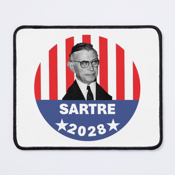 Item preview, Sartre 2028 sticker designed and sold by anythingbutbroicism.