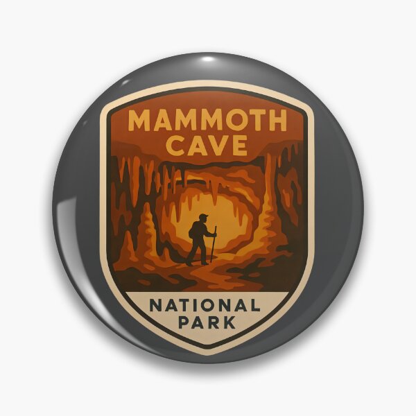 Item preview, Vintage American National Park Print: Mammoth Cave designed and sold by PinUpPizzazz.
