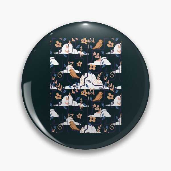 Item preview, Birds and Leaves - Seamless Pattern designed and sold by ChameleonDirk.