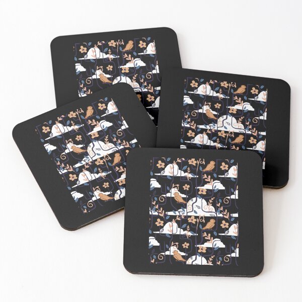 Item preview, Birds and Leaves - Seamless Pattern designed and sold by ChameleonDirk.