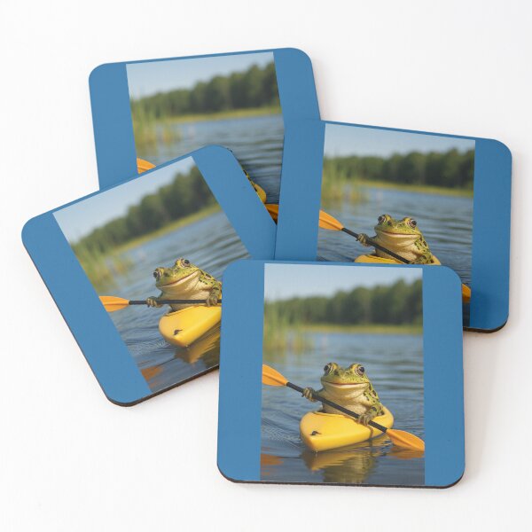 Item preview, Kayaking Frog designed and sold by Tridentulus.