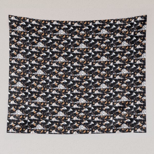 Item preview, Birds and Leaves - Seamless Pattern designed and sold by ChameleonDirk.