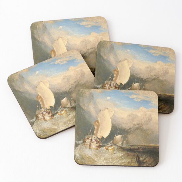 Item preview, Fishing Boats with Hucksters Bargaining for Fish (Joseph Mallord William Turner) designed and sold by UBU-space.