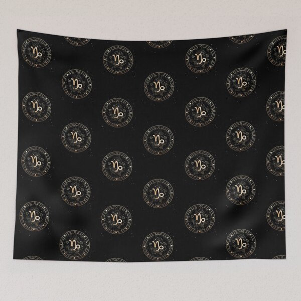 Item preview, Capricorn - Gold &amp_ Black Oversized  designed and sold by ChameleonDirk.