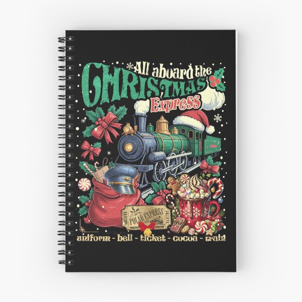 Item preview, All Aboard the Christmas express Train designed and sold by MackenzieBin.