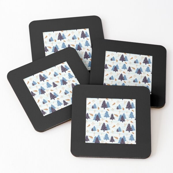 Item preview, Winter Forest - Seamless Pattern designed and sold by ChameleonDirk.