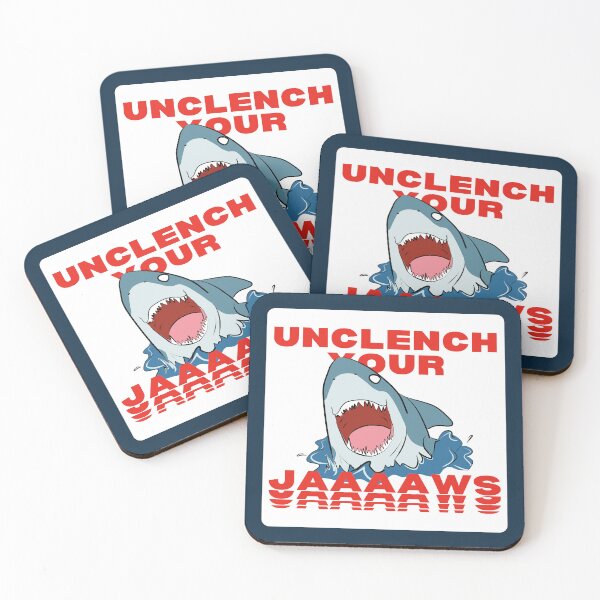 Item preview, Unclench Your Jaws Shark (White Box Version) designed and sold by BLAAAAASK.