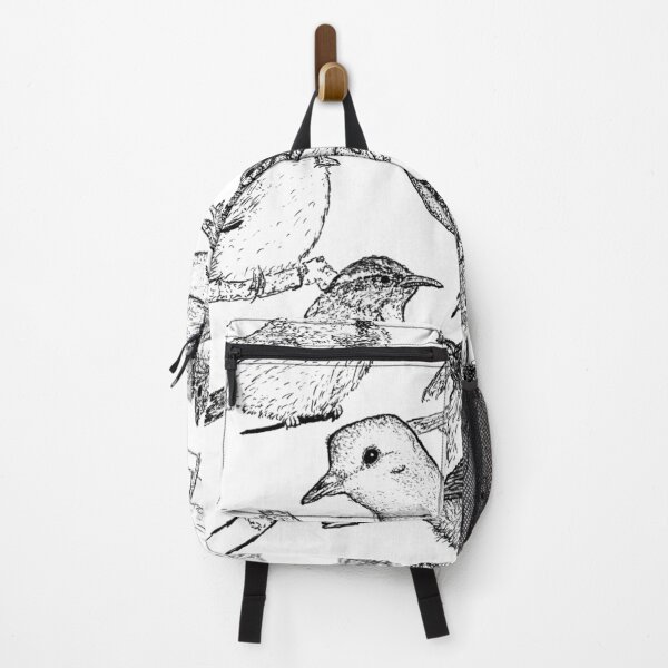 Item preview, Detailed Ink Drawing of Garden Birds designed and sold by wbhny.