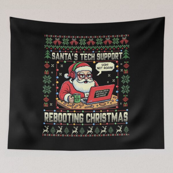 Item preview, Santa's Tech Support: Rebooting Christmas  designed and sold by MackenzieBin.