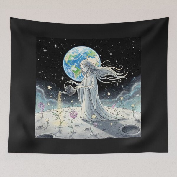Item preview,  "Moonlight Gardener" designed and sold by Vibepop.store.