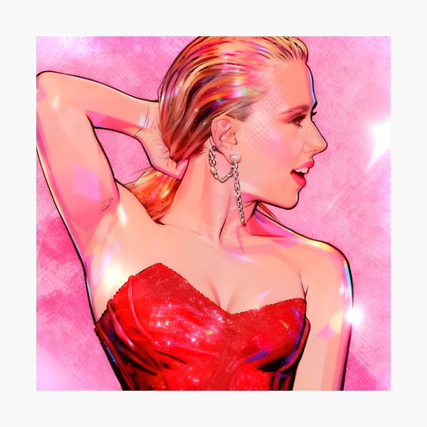Item preview, Scarlett's Gaze - Pop Art  designed and sold by CleverCulture.