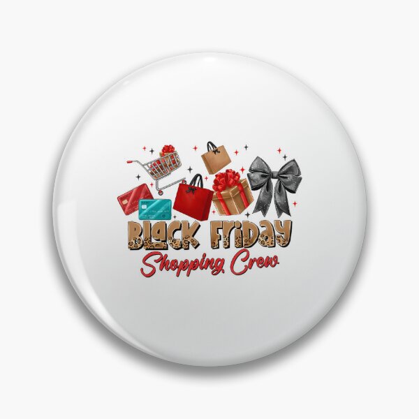 Item preview, Shopping Holiday 2025 Happy Christmas Sale Friday Funny Black designed and sold by Kraigsarina.