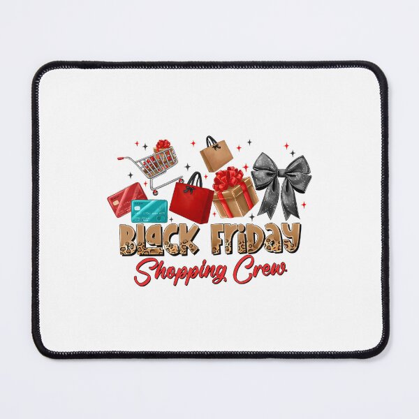 Item preview, Shopping Holiday 2025 Happy Christmas Sale Friday Funny Black designed and sold by Kraigsarina.
