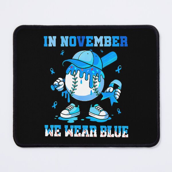 Item preview, Vintage Bow Style Blue November Quote Month Support designed and sold by Williammarger.