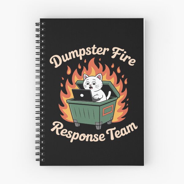 Item preview, Dumpster Fire Response Team Meme designed and sold by August4Laughs25.