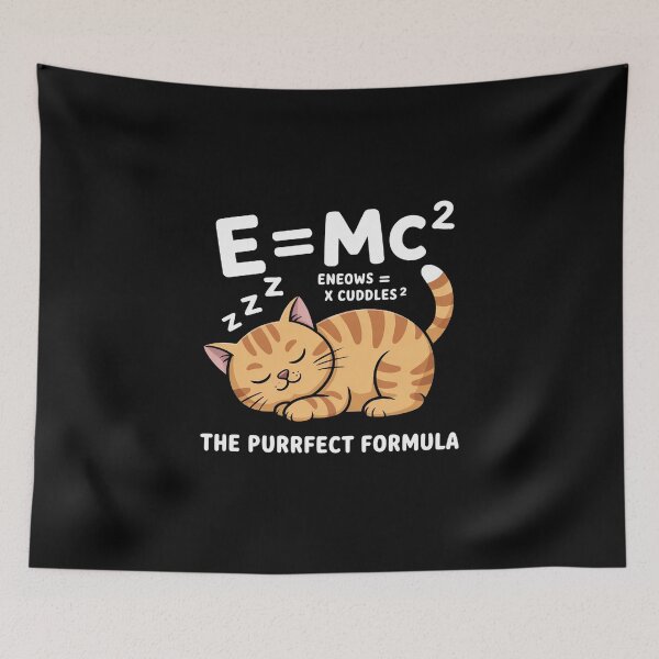 Item preview, E = MC² Cat Meows designed and sold by August4Laughs25.
