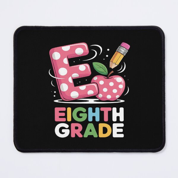 Item preview, E Is For Eighth Grade Teacher Pencil Apple Back To School designed and sold by August4Laughs25.