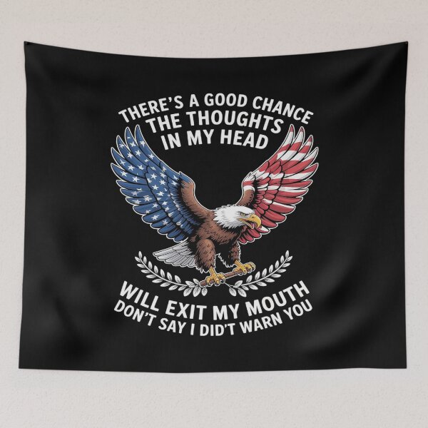 Item preview, Eagle There_s A Good Chance The Thoughts In My Head Will designed and sold by August4Laughs25.