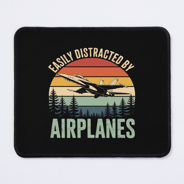 Item preview, Easily Distracted By Airplanes F-18 Hornet Fighter designed and sold by August4Laughs25.