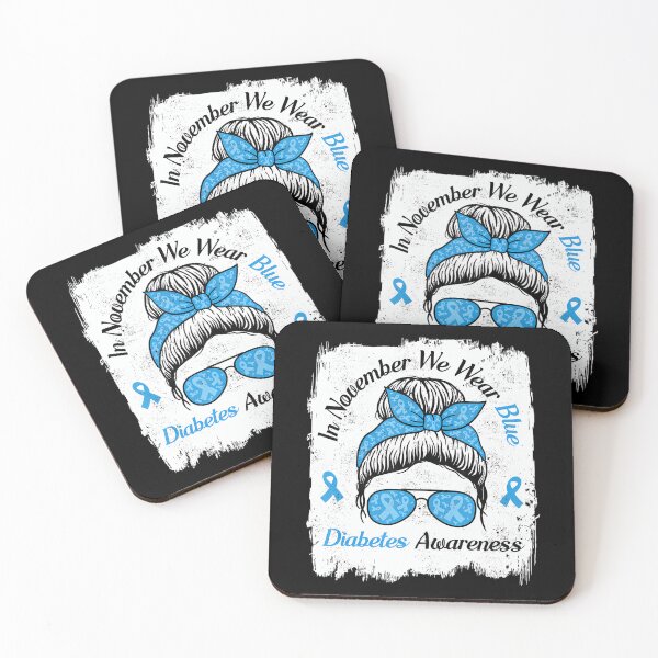 Item preview, Blue Style Bow November Vintage Quote Month Support designed and sold by Williammarger.