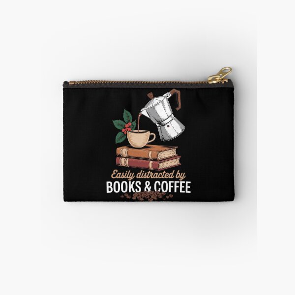 Item preview, Easily Distracted by Books & Coffee Readers Cozy designed and sold by August4Laughs25.
