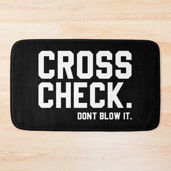 Item preview, Cross Check. Don't Blow It - Funny Flight Attendant Quote designed and sold by manueldila.