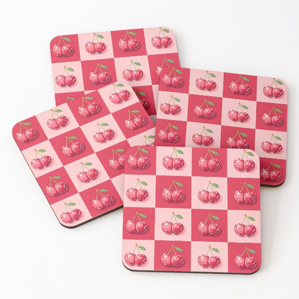 Item preview, Sweet Cherry Seamless Pattern – Red & Pink Fruit Design for Fashion and Decor designed and sold by UniqueDesign751.