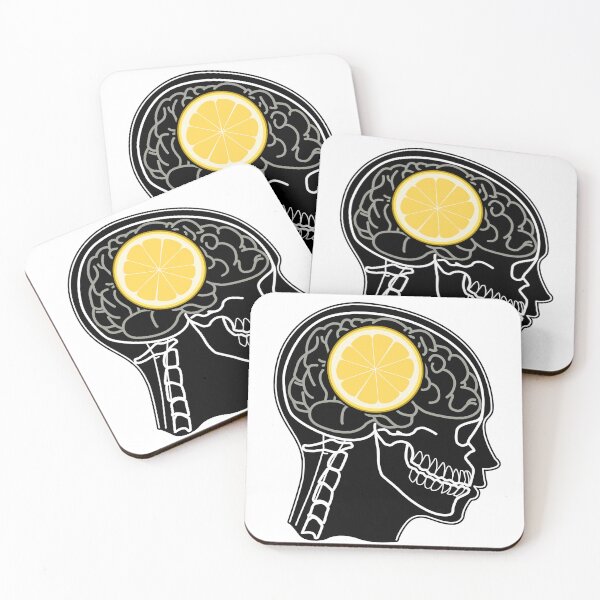 Item preview, Funny X-ray Lemon on Brain Design designed and sold by Jaudaux Designs.