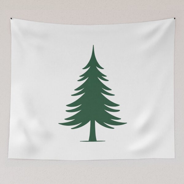 Item preview, Evergreen Serenity: Minimalist Forest Pine Tree Silhouette designed and sold by MonaRose_Art.