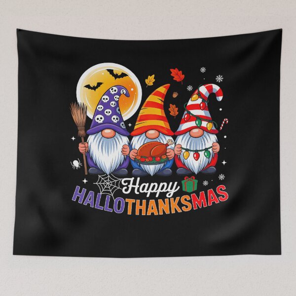 Item preview, 2025 Christmas Hallothanksmas Merry Tree Vintage Happy designed and sold by JamieFmorriSS.